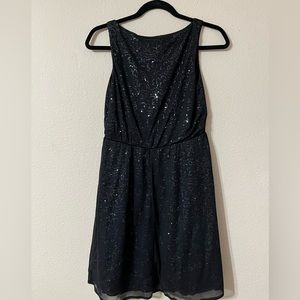 Forever 21 Black Sleeveless Sequined Cocktail Dress